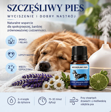 DLA PSA - Mieszanka SZCZĘŚLIWY PIES 5 ml